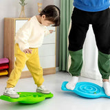 Maxbell Balance Board Wobble Stability Board for Skateboarding Skiing Indoor Outdoor Blue