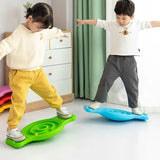 Maxbell Balance Board Wobble Stability Board for Skateboarding Skiing Indoor Outdoor Blue