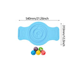 Maxbell Balance Board Wobble Stability Board for Skateboarding Skiing Indoor Outdoor Blue