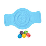 Maxbell Balance Board Wobble Stability Board for Skateboarding Skiing Indoor Outdoor Blue