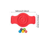 Maxbell Balance Board Wobble Stability Board for Skateboarding Skiing Indoor Outdoor Red