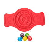 Maxbell Balance Board Wobble Stability Board for Skateboarding Skiing Indoor Outdoor Red