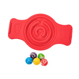 Maxbell Balance Board Wobble Stability Board for Skateboarding Skiing Indoor Outdoor Red