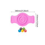 Maxbell Balance Board Wobble Stability Board for Skateboarding Skiing Indoor Outdoor Pink