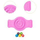 Maxbell Balance Board Wobble Stability Board for Skateboarding Skiing Indoor Outdoor Pink