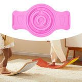 Maxbell Balance Board Wobble Stability Board for Skateboarding Skiing Indoor Outdoor Pink