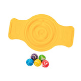 Maxbell Balance Board Wobble Stability Board for Skateboarding Skiing Indoor Outdoor Yellow