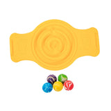 Maxbell Balance Board Wobble Stability Board for Skateboarding Skiing Indoor Outdoor Yellow