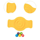 Maxbell Balance Board Wobble Stability Board for Skateboarding Skiing Indoor Outdoor Yellow