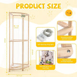 Stuffed Animal Storage Zoo Wooden Toy Organizer for Playroom Kidroom Nursery