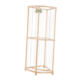 Stuffed Animal Storage Zoo Wooden Toy Organizer for Playroom Kidroom Nursery