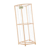 Stuffed Animal Storage Zoo Wooden Toy Organizer for Playroom Kidroom Nursery