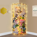 Stuffed Animal Storage Zoo Wooden Toy Organizer for Playroom Kidroom Nursery