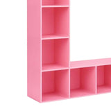 Maxbell Doll Clothes Closet Fashion Doll Accessories Display Box for Lovers Birthday Pink