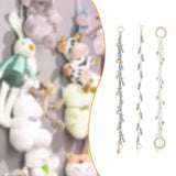 Maxbell Stuffed Animals Storage Chain Plush Toys Hanging Organizer for Cards Bedroom Style A