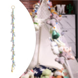 Maxbell Stuffed Animals Storage Chain Plush Toys Hanging Organizer for Cards Bedroom Style A
