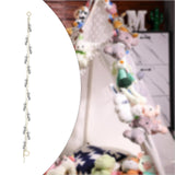 Maxbell Stuffed Animals Storage Chain Plush Toys Hanging Organizer for Cards Bedroom Style B
