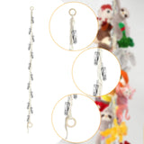 Maxbell Stuffed Animals Storage Chain Plush Toys Hanging Organizer for Cards Bedroom Style B