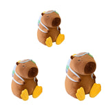 Maxbell Capybara Plush Toy Home Decor Lovely Stuffed Animal for Teens Birthday Gifts 25cm
