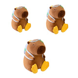 Maxbell Capybara Plush Toy Home Decor Lovely Stuffed Animal for Teens Birthday Gifts 25cm