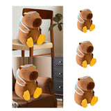 Maxbell Capybara Plush Toy Home Decor Lovely Stuffed Animal for Teens Birthday Gifts 25cm