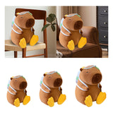 Maxbell Capybara Plush Toy Home Decor Lovely Stuffed Animal for Teens Birthday Gifts 25cm