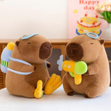 Maxbell Capybara Plush Toy Home Decor Lovely Stuffed Animal for Teens Birthday Gifts 25cm