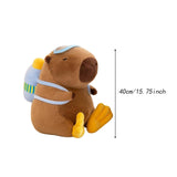 Maxbell Capybara Plush Toy Home Decor Lovely Stuffed Animal for Teens Birthday Gifts 40cm
