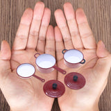 Maxbell Miniature Dollhouse Kitchen Accessories Decoration Gifts Metal Pots and Pans