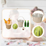 Maxbell 1:12 Beer Bottle Set Model Resin Drinks Decoration Accessories Architectural with watermelon