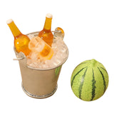 Maxbell 1:12 Beer Bottle Set Model Resin Drinks Decoration Accessories Architectural with watermelon