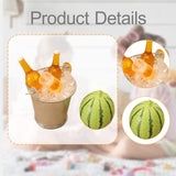 Maxbell 1:12 Beer Bottle Set Model Resin Drinks Decoration Accessories Architectural with watermelon