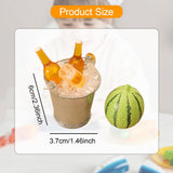 Maxbell 1:12 Beer Bottle Set Model Resin Drinks Decoration Accessories Architectural with watermelon