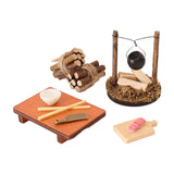 Maxbell Doll Camping Accessories Miniature Camping Set for Ornament Kids Pretend Toy