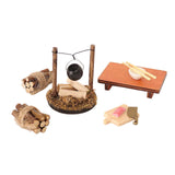 Maxbell Doll Camping Accessories Miniature Camping Set for Ornament Kids Pretend Toy