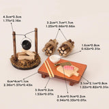 Maxbell Doll Camping Accessories Miniature Camping Set for Ornament Kids Pretend Toy