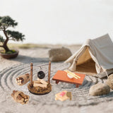 Maxbell Doll Camping Accessories Miniature Camping Set for Ornament Kids Pretend Toy