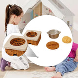 Maxbell 1:12 Dollhouse Stove Set Life Scene Educational Decor Mini Pot and Lid Model noddles set