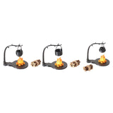 Maxbell 5Pcs 1/12 Dollhouse Hanging Stove for Miniature Scene Railway Station Layout Style A