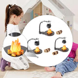 Maxbell 5Pcs 1/12 Dollhouse Hanging Stove for Miniature Scene Railway Station Layout Style A