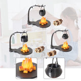 Maxbell 5Pcs 1/12 Dollhouse Hanging Stove for Miniature Scene Railway Station Layout Style A