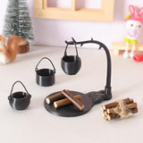 Maxbell 5Pcs 1/12 Dollhouse Hanging Stove for Miniature Scene Railway Station Layout Style A
