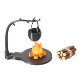 Maxbell 5Pcs 1/12 Dollhouse Hanging Stove for Miniature Scene Railway Station Layout Style A