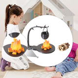 Maxbell 5Pcs 1/12 Dollhouse Hanging Stove for Miniature Scene Railway Station Layout Style A