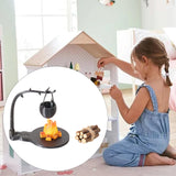 Maxbell 5Pcs 1/12 Dollhouse Hanging Stove for Miniature Scene Railway Station Layout Style A