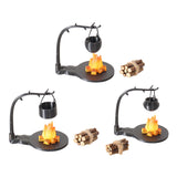 Maxbell 5Pcs 1/12 Dollhouse Hanging Stove for Miniature Scene Railway Station Layout Style A