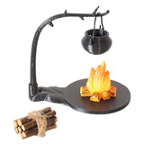 Maxbell 5Pcs 1/12 Dollhouse Hanging Stove for Miniature Scene Railway Station Layout Style C