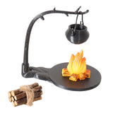 Maxbell 5Pcs 1/12 Dollhouse Hanging Stove for Miniature Scene Railway Station Layout Style C