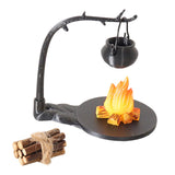 Maxbell 5Pcs 1/12 Dollhouse Hanging Stove for Miniature Scene Railway Station Layout Style C