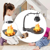 Maxbell 5Pcs 1/12 Dollhouse Hanging Stove for Miniature Scene Railway Station Layout Style C
